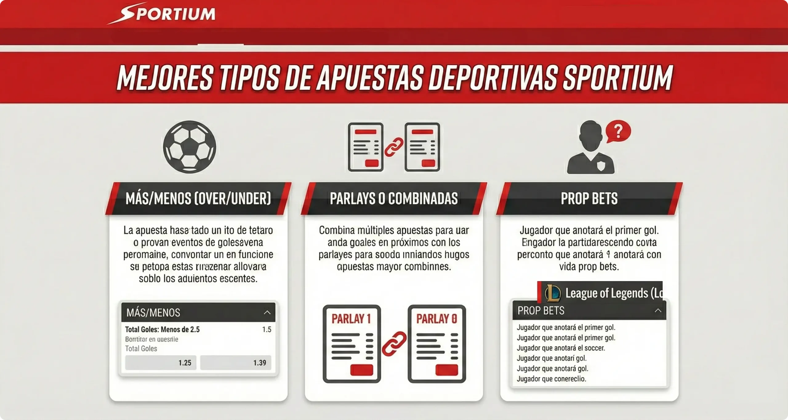 sportium. los mejores mercados de apuestas