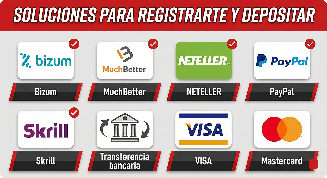 formas de pago de sportium apuestas deportivas